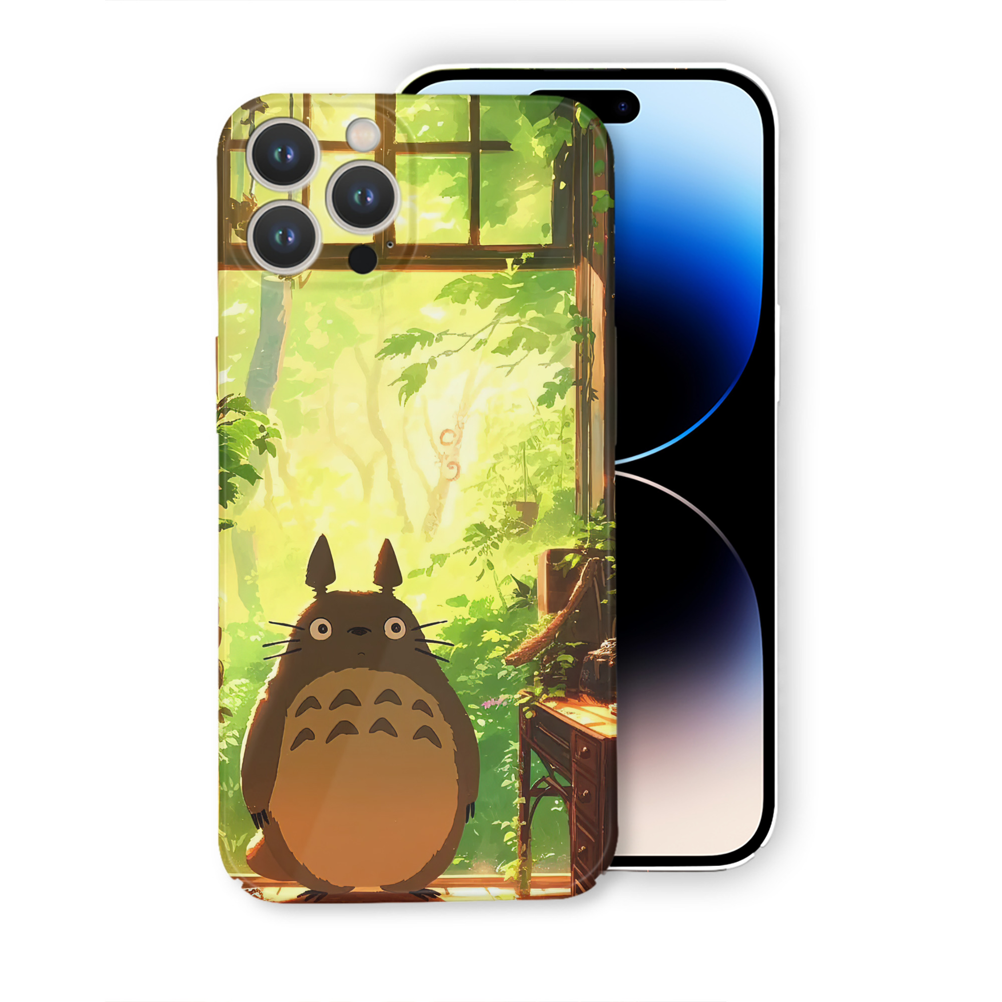 （画像用） となりのトトロ 草壁メイ 草壁サツキ My Neighbor Totoro Satsuki Kusakabe Mei Kusakabe 【iPhone 14シリーズ対応】ハードケース